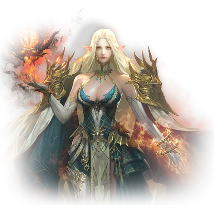 Арт класса «Повелитель Стихий» из клиента Lineage 2